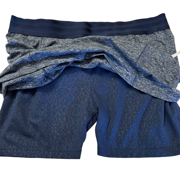 Adidas Essentials Rangewear Skort Golf Tennis Skirt Blue Sportswear Sz Large - Picture 3 of 5